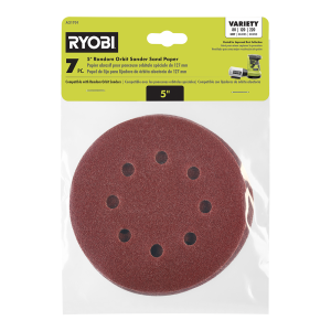 7 PC. 5" RANDOM ORBIT SANDER SAND PAPER