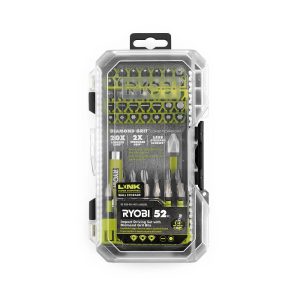 52 PC. IMPACT DRIVING SET WITH DIAMOND GRIT BITS